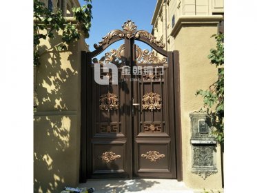 濟南天橋區(qū)別墅庭院門廠家安裝案例